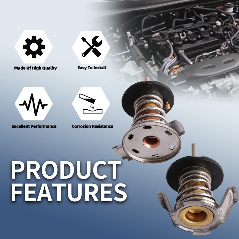 MITZONE Engine Coolant Thermostat 192.2℉ 203℉ Compatible with 2008 2009