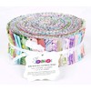 Soimoi 40Pcs Geometric & Texture Print Precut Fabrics Strips Roll