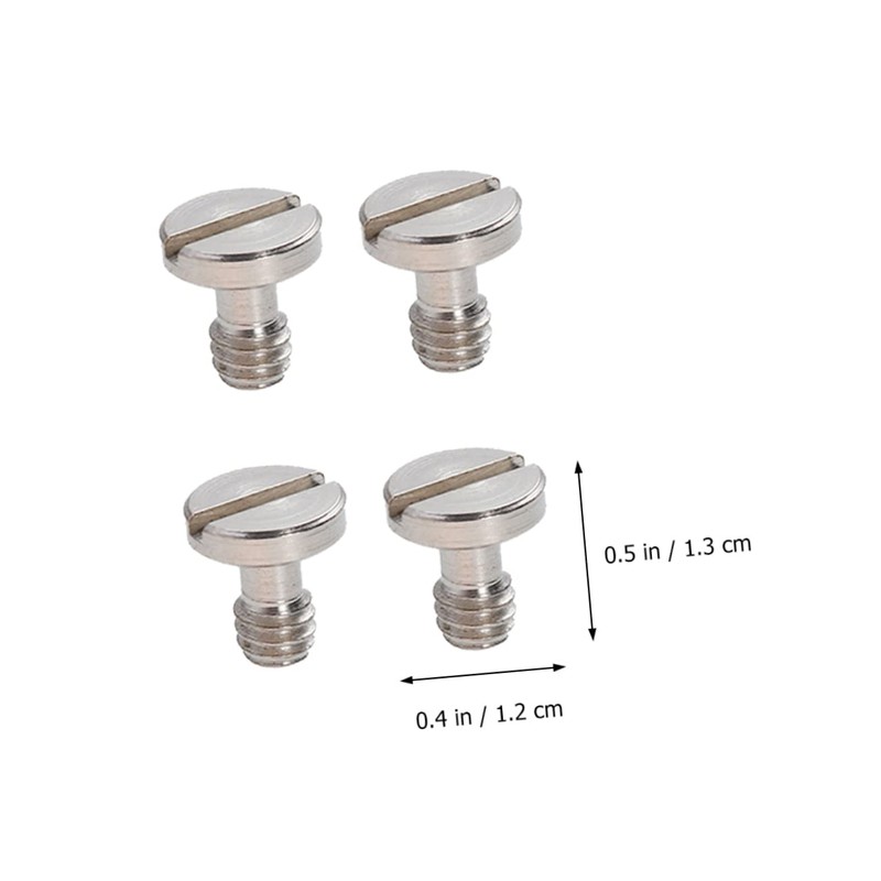 Gadpiparty 8pcs Tripod Mounting Screws Durable Camera Screw for Quick