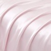 HommxJF Blush Pink Satin Ruffled Pillow Cases for Hair and