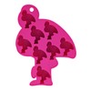 Fewo 8-Cavity Small Size Flamingo Ice Cube Tray, Food-grade Silicone