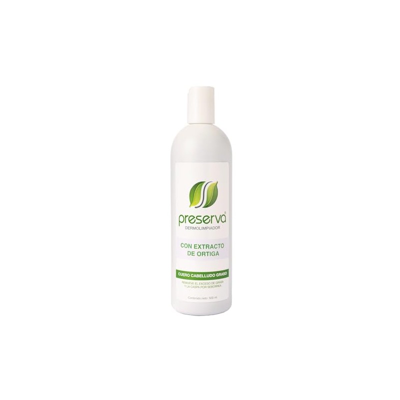 Preserva® Shampoo Dermolimpiador para Cabello Graso/Seborrea Anticaspa 500ml
