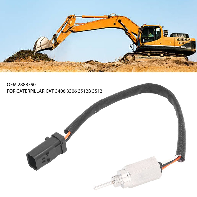 Stainless Steel Water Temperature Sensor 2888390 for Caterpillar CAT 3406