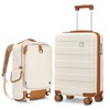imiomo 3 Piece Luggage Sets,Suitcase with Spinner Wheels,Luggage Set Clearance