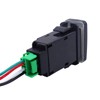 WeiSen Push Switch with Fog Lights Symbol Blue Backlight ON-Off