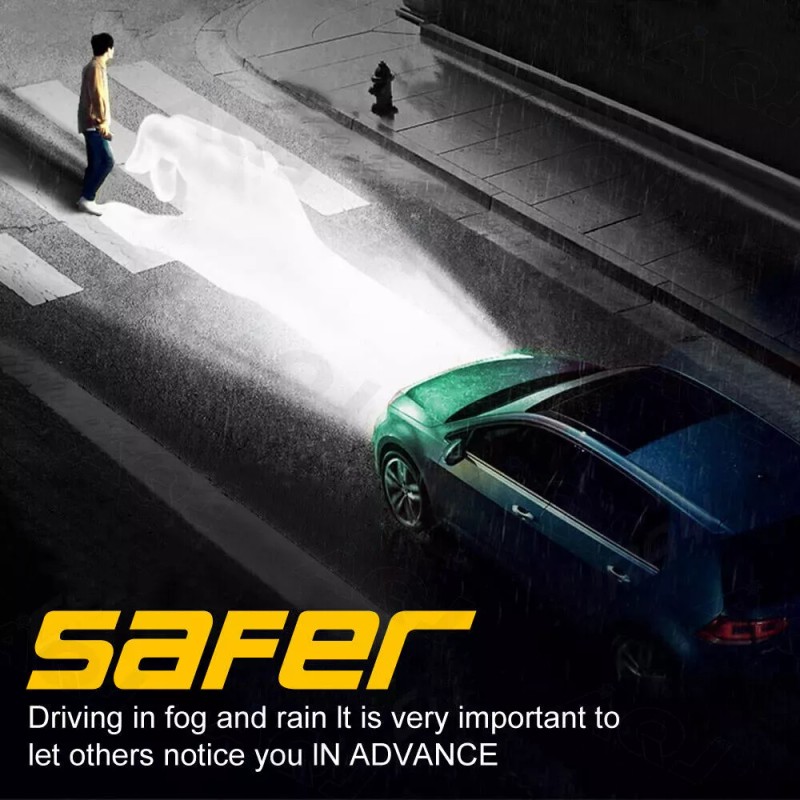 AQJ For Honda CBR1000RR CBR600RR 2003-2016 - 2pcs H7 LED