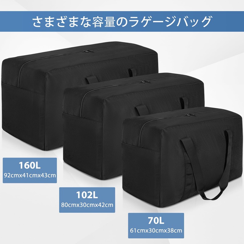 TORIBIO Boston Bag, Sports Bag, Waterproof, Storage, Multifunction, Black