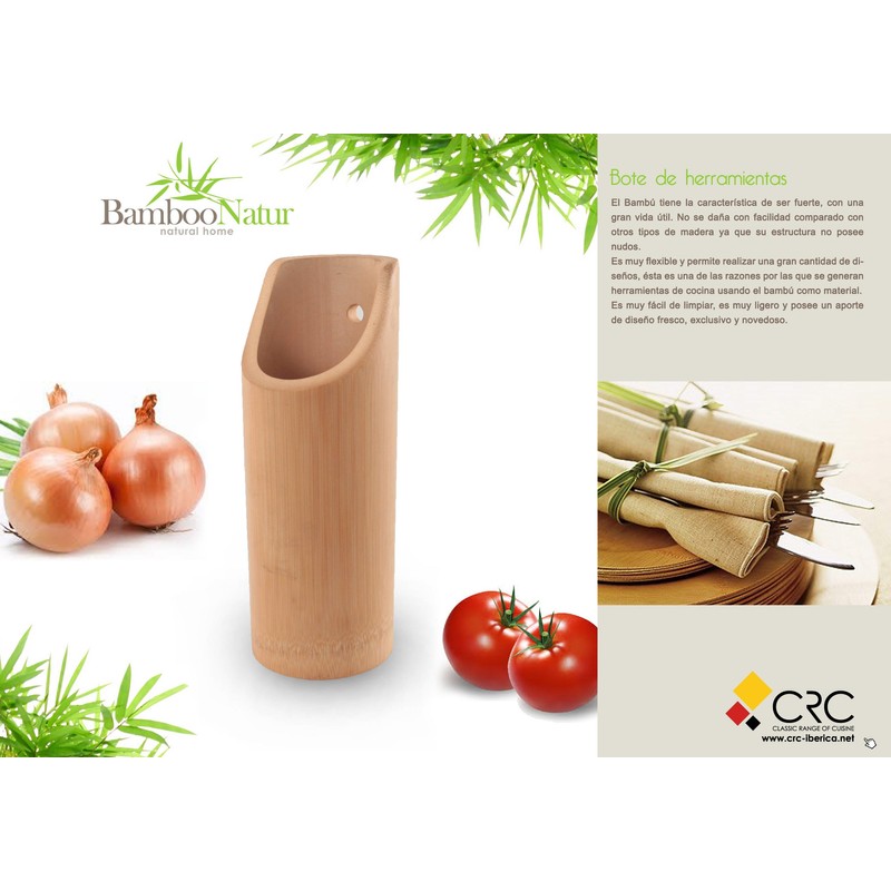 Messenger Organiser Bamboo Kitchen Utensils