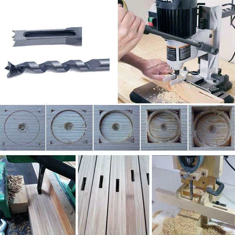 MAX-CRAFT Wood Square Hole Mortise Chisel Drill Bit 5/8 in.