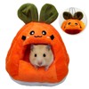 Acsist Rat Hammock, Hamster Bed,Sugar Glider House with Warm Fleece,Washable
