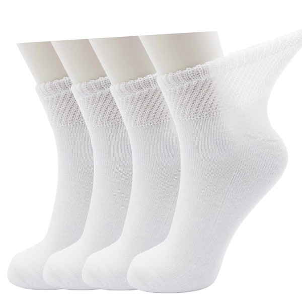 LIN PERFORMANCE Ankle Diabetic Socks for Women and Men Non-Binding