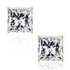 SMILEST 2.4cttw Moissanite Earrings for Women Men, D Color VVS1