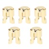 5Pcs Champagne Bottle Stopper Stainless Steel Champagne Sealer Plug Reusable