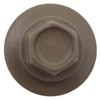 Stainless Steel Metal Roofing Screws (250) 9 x 2-1/2" Buckskin