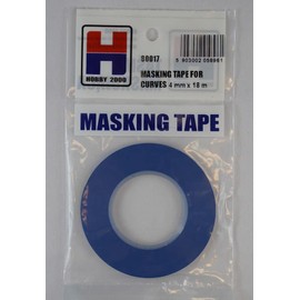 HOBBY 2000 80017 Precision Curve Masking Tape 4mm x 18m 1 Pack