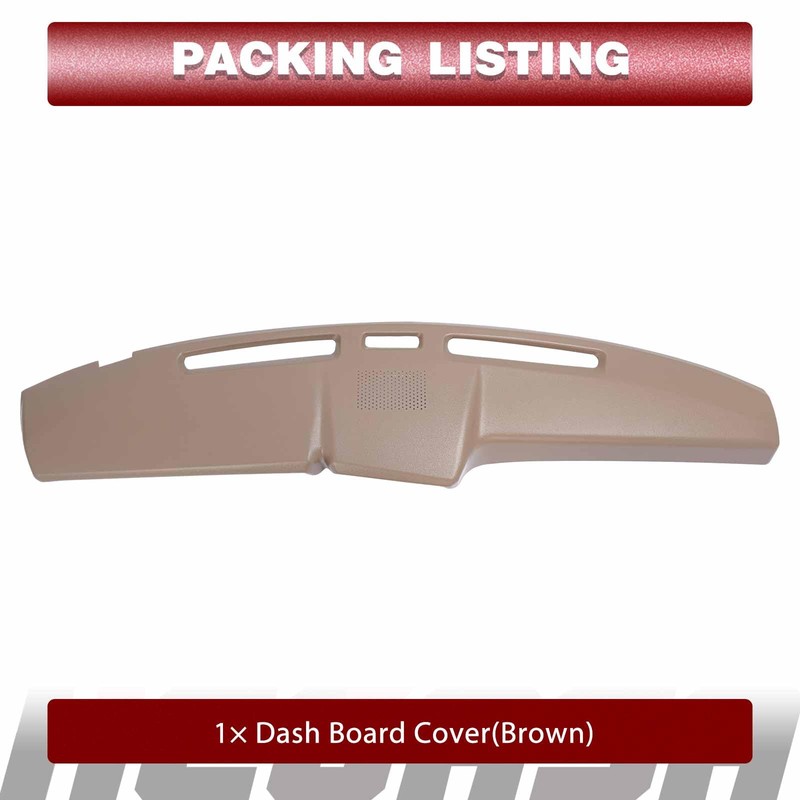 HECASA Dash Board Cover Compatible with 1980-1986 Ford F100 F150
