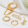 14k Gold Earring Sets for Multiple Piercing Gold Hoops Earrings