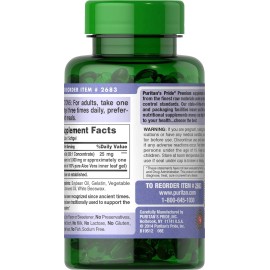 NBTY.inc - US Nutrition,inc. Puritan'S Pride Aloe Vera Extract 5000 Mg-200 Softgels