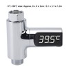 Shower Thermometer LED Display Water Temperature Meter Electroplate ABS Shower