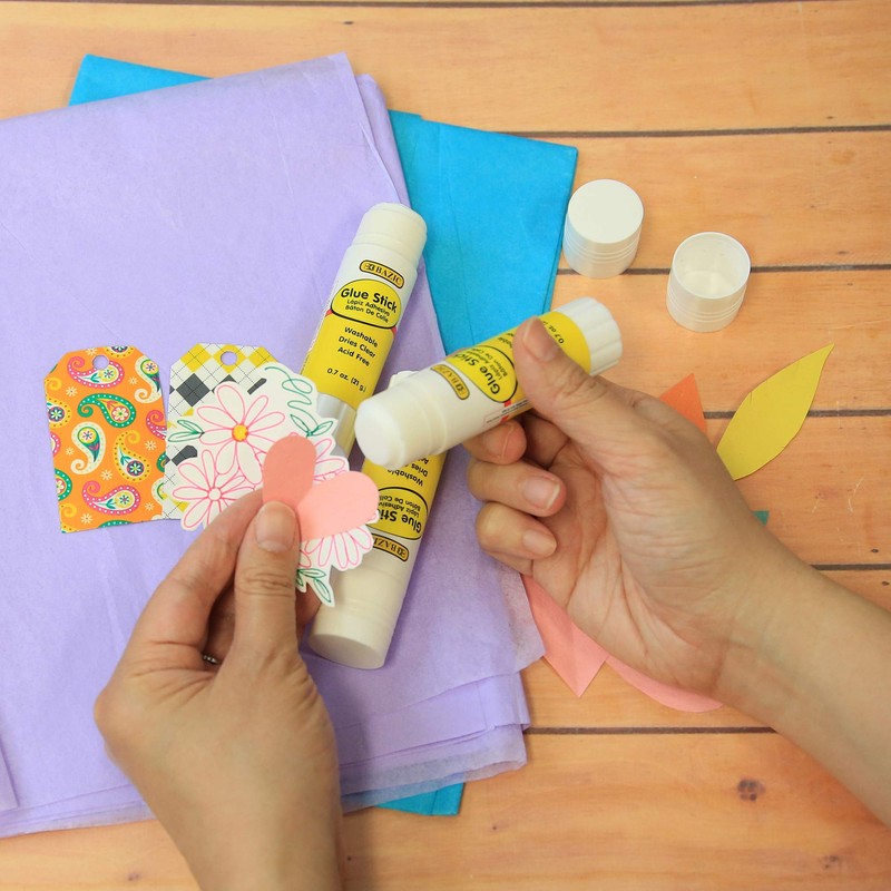 BAZIC 2025 Large Glue Stick. Clear Glue Stick for Art