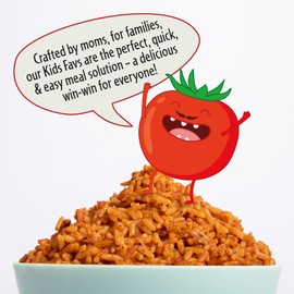 4Sisters Tony Tomato Rice, 90 Second Ready to Eat (8.5 oz (Pack of 6))