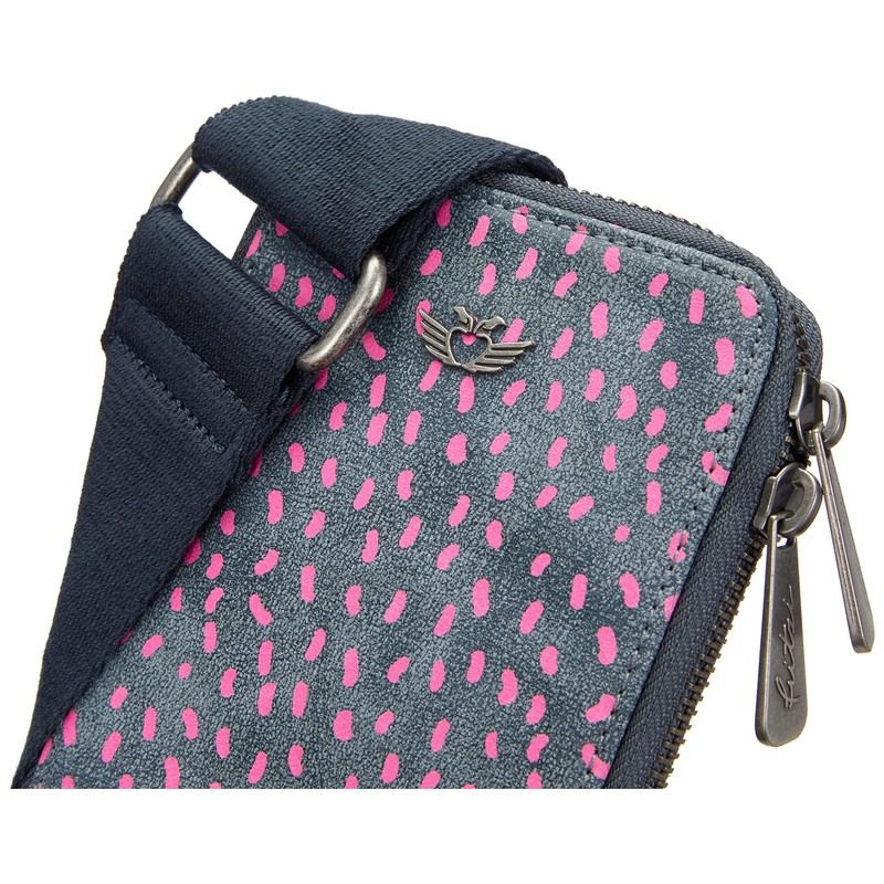 Fritzi aus Preussen Women's Jozy Vintage Denim Pink Shoulder Bag,