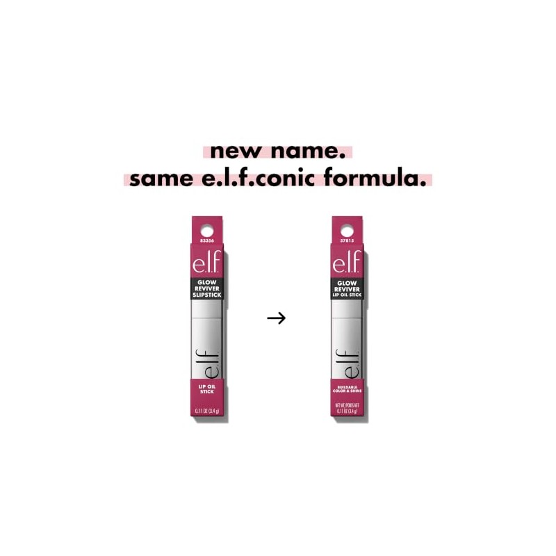 e.l.f. labiales Glow Reviver Slipstick Lip Oil Vine & Shine