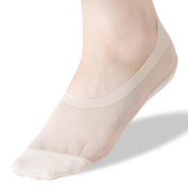 ULTRACEN Thin No Show Socks Womens Low Cut Mesh Liner Socks Non Slip Invisible Breathable Footies