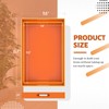 MAONAME Orange Serving Trays Set of 2, Plastic Decorative Trays