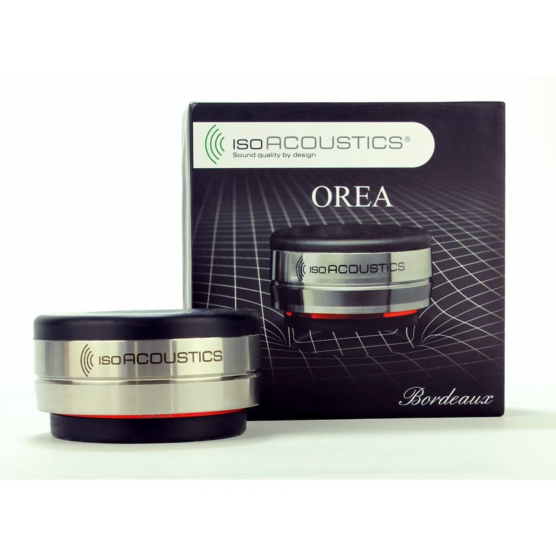 IsoAcoustics Orea Series Audio Equipment Isolators (Bordeaux - 32 lbs