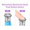 DMiotech 19mm / 3/4" Push Button Switch, IP65 1NO1NC 12-24V