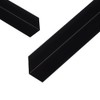5 x siwitec Angle Profile, Aluminium Profile, Black Anodised 25