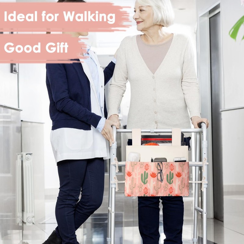 TOGETRUE Walker Bag, Handy Walker Basket with Water Cup Holder,