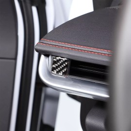 Ynei Carbon Fiber Air Conditioning Vent Sticker Trim Set For Corvette C8 2020-2024