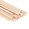 PATIKIL 1/3x5.91inch Wooden Dowel, 36 Pcs Dowel Rod Wood Dowels