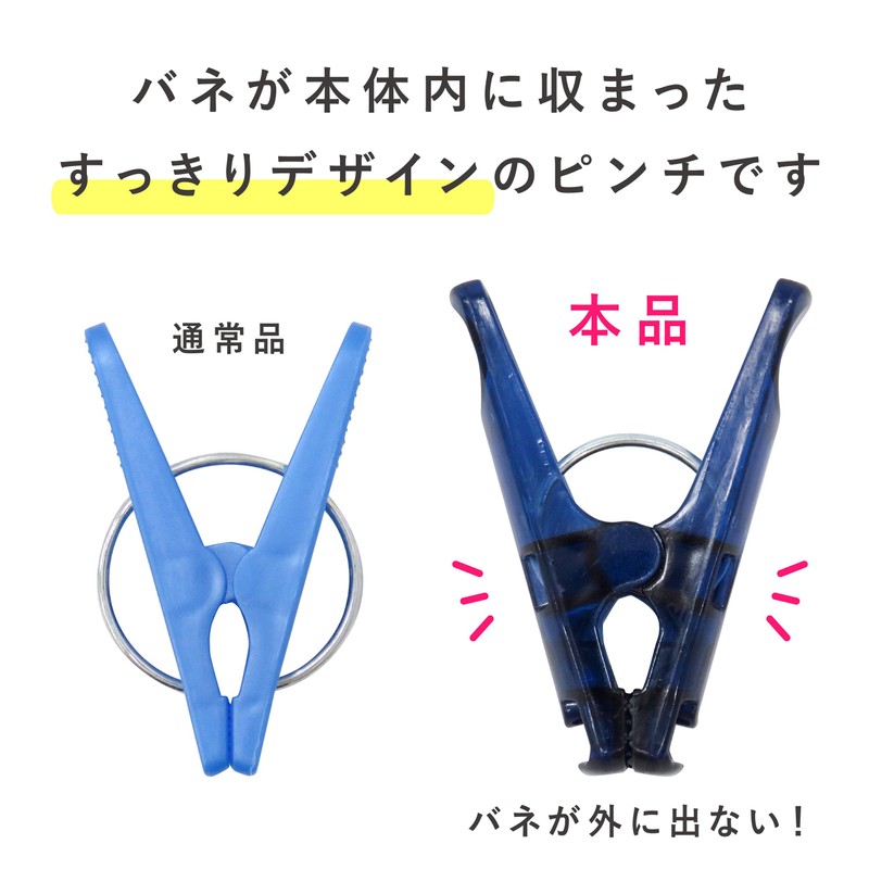 Towa Industry CLR II 20347 Polycarbonate 24P Pinch Hanger, Polycarbonate,