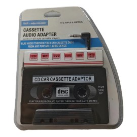 Convertidor De Cassette A Plug 3.5mm Auxilar Itek Soundlogic Negro