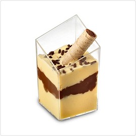 EMI Yoshi 200 Heavyweight Disposable Plastic Dessert Cups Appetizer Cup Jello Souflle Trifle Glasses