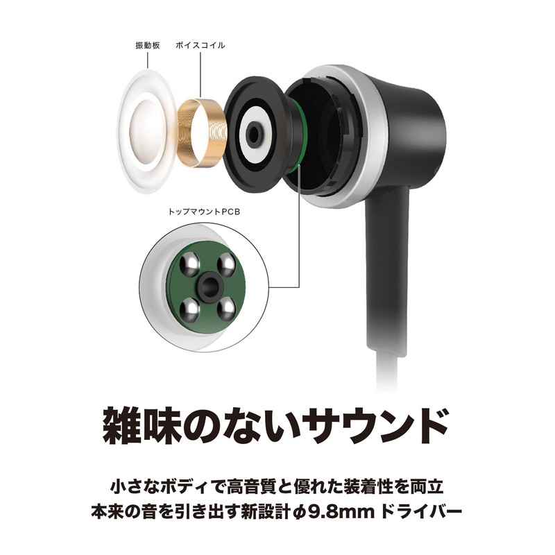 Audio Technica SoundReality Wireless Earphones Bluetooth with Remote/Microphone Green ATH-CKR300BT