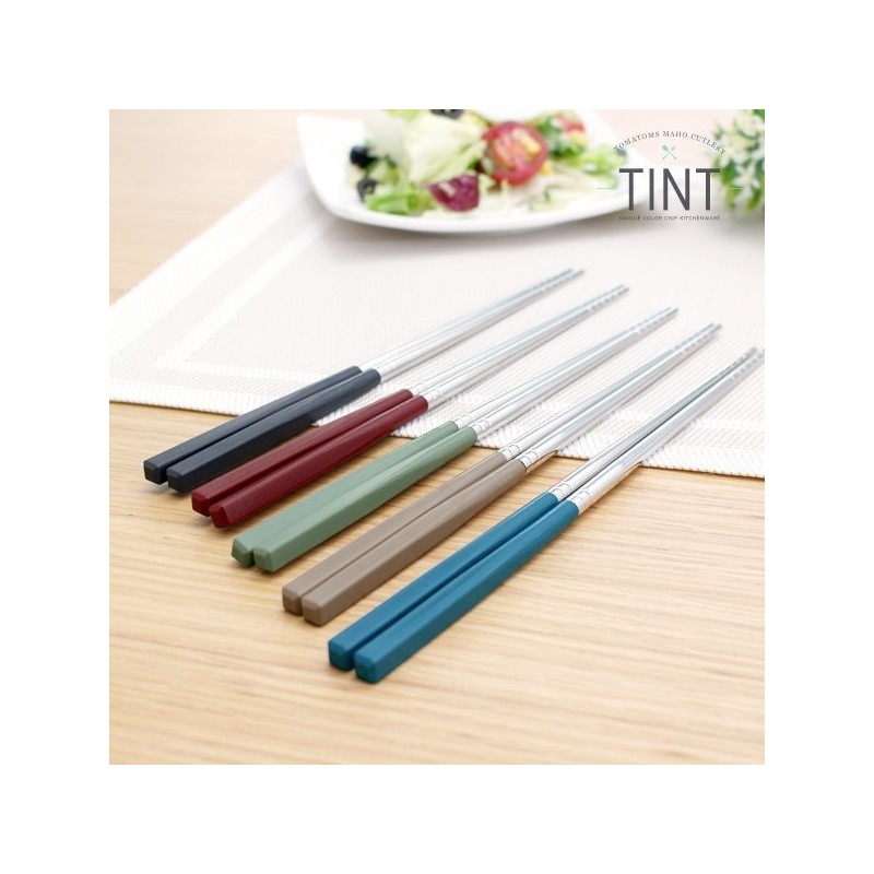 Maho Cutlery Tint Adult Chopsticks 5-Piece Set / 마호커트러리 틴트