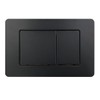 Wunderbad Push Plate Black Matt Stainless Steel Compatible with Geberit