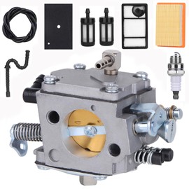Snlazp TS400 Carburetor with Air Filter Tune Up Kit for TS400 Concrete Cut-Off Saw Replace HS-274E 4223-120-0600