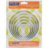 PME, Set of 6 Round Cutters, Cake Decorating, for Cake
