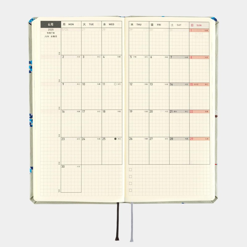 Hobonichi Techo 2025 Weeks MEGA [English/Tall and Slim Size/January Start/Planner]