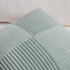 Fancy Homi Grey Blue Lumbar Decorative Throw Pillow Covers 14x24