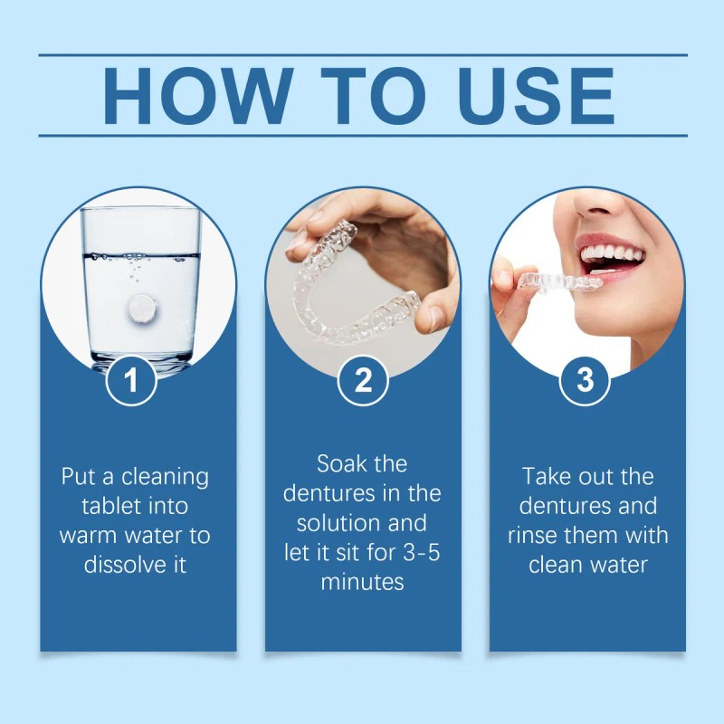 Nc Tabletas Efervescentes For Limpieza De Dentaduras