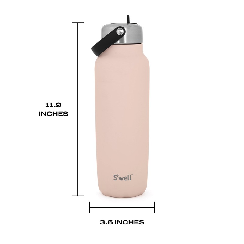 S'well Recycled Stainless Steel Explorer with Flip Straw Lid and
