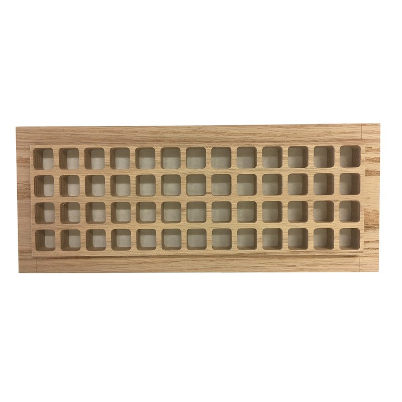 4 Inch x 12 Inch Red Oak Hardwood Vent Floor