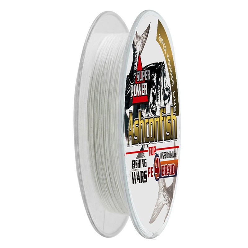 Ashconfish Polyethylene 4 Braid Fishing Line, 4 Strand, X4, 164.0