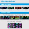 Koolertron Digital Wall Clock, Large Display, LED Clock with Remote